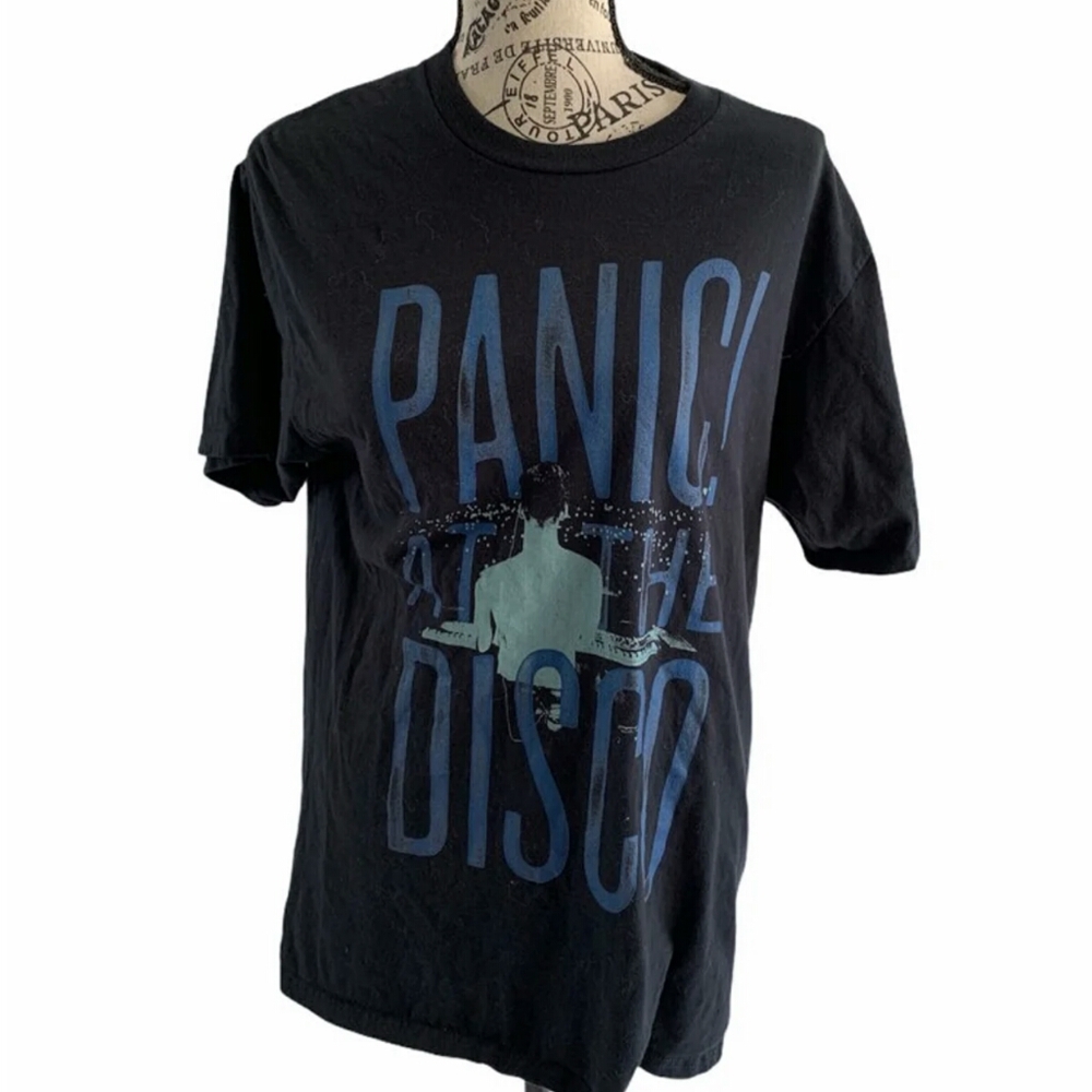 Panic at the disco M men black T-shirt